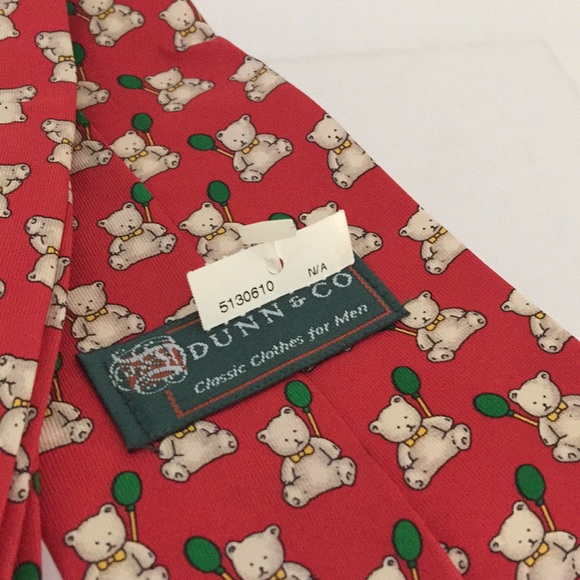 Christmas teddy bear tie ~ new with tags, Mens Christmas Tie, Mens Accessory - Picture 4 of 6